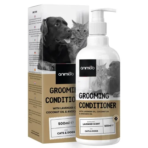 Skin Conditioner For Dogs - 500ml - For a Soft, Shiny & Glossy Coat - Animigo