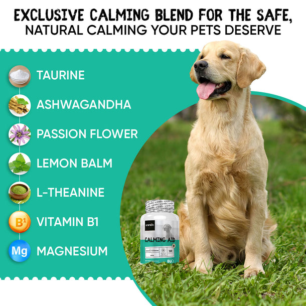 Powerful natural formula of Animigo Calming Aid for Dogs