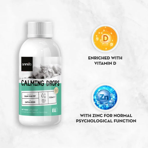 Nourishing natural ingredients in our Dog and Cat Calming Drops