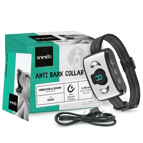 Anti Bark Collar - Non Electric Shock Technology - Safe & Humane - Suitable For Dogs Over 3.5kg - Animigo