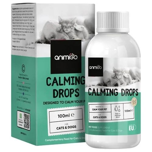 Calming drops for dogs - 100ml - Designed to Calm Your Pet - Animigo