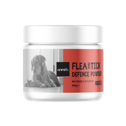 Flea powder - 100g - For Healthy Looking Skin & Coat - Animigo