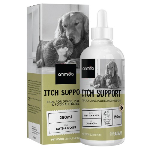 Image of Itch Relief for Cats & Dogs - 250ml Liquid Drops - Premium Natural Allergy Aid For Pets