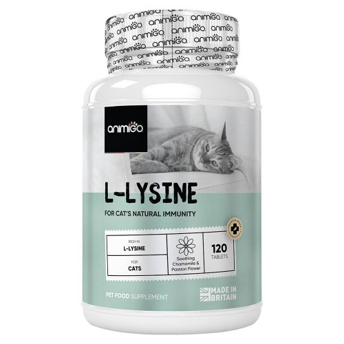 Image of L-Lysine For Cats - Natural Immunity Support - 120 Tablets