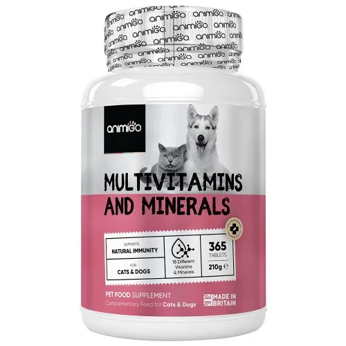 Dog vitamins - 365 Tablets - 100% Natural Wellbeing Supplement - Animigo