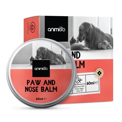 Dog Paw Balm - 60ml - Natural Relief From Dry, Itchy & Cracked Paw Skin - Animigo