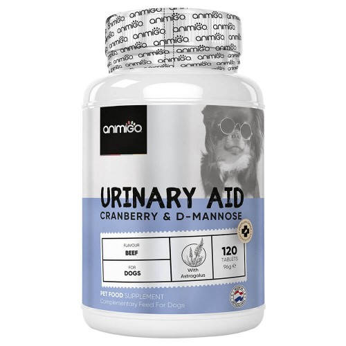 Urinary Aid for Dogs - Natural Cranberry Complex Soft Chew Supplement - 120 Tablets