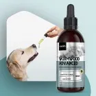 Our natural dog wormer comes in the form of drops to be fed with the easy-to-use dropper