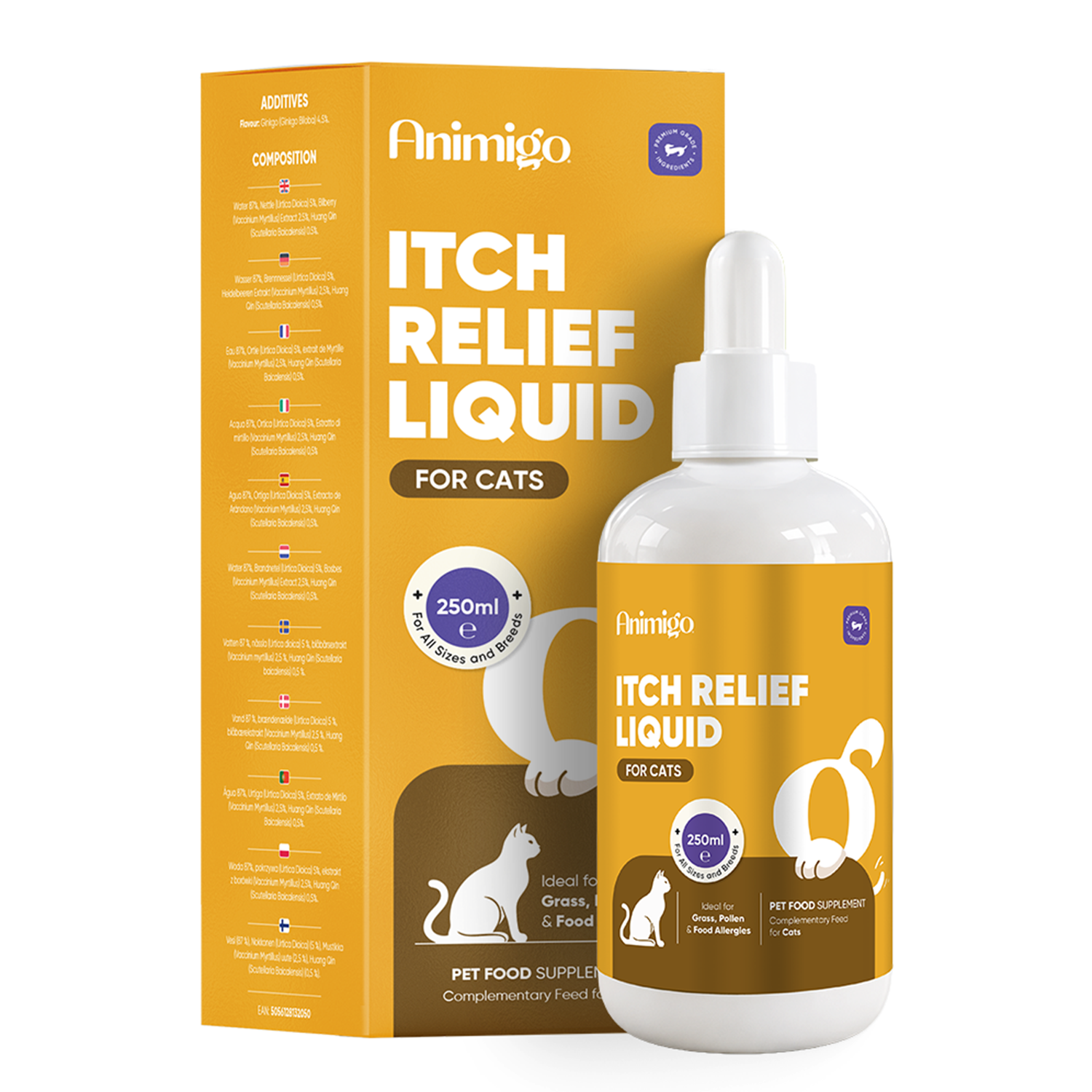 Itch Relief for Cats 250ml Liquid