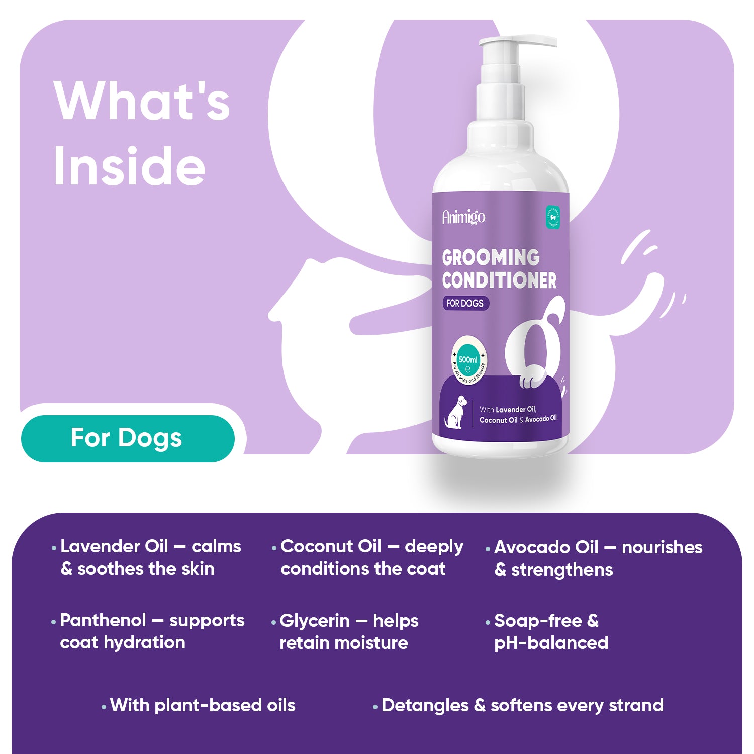 Grooming Conditioner for Dogs 500ml
