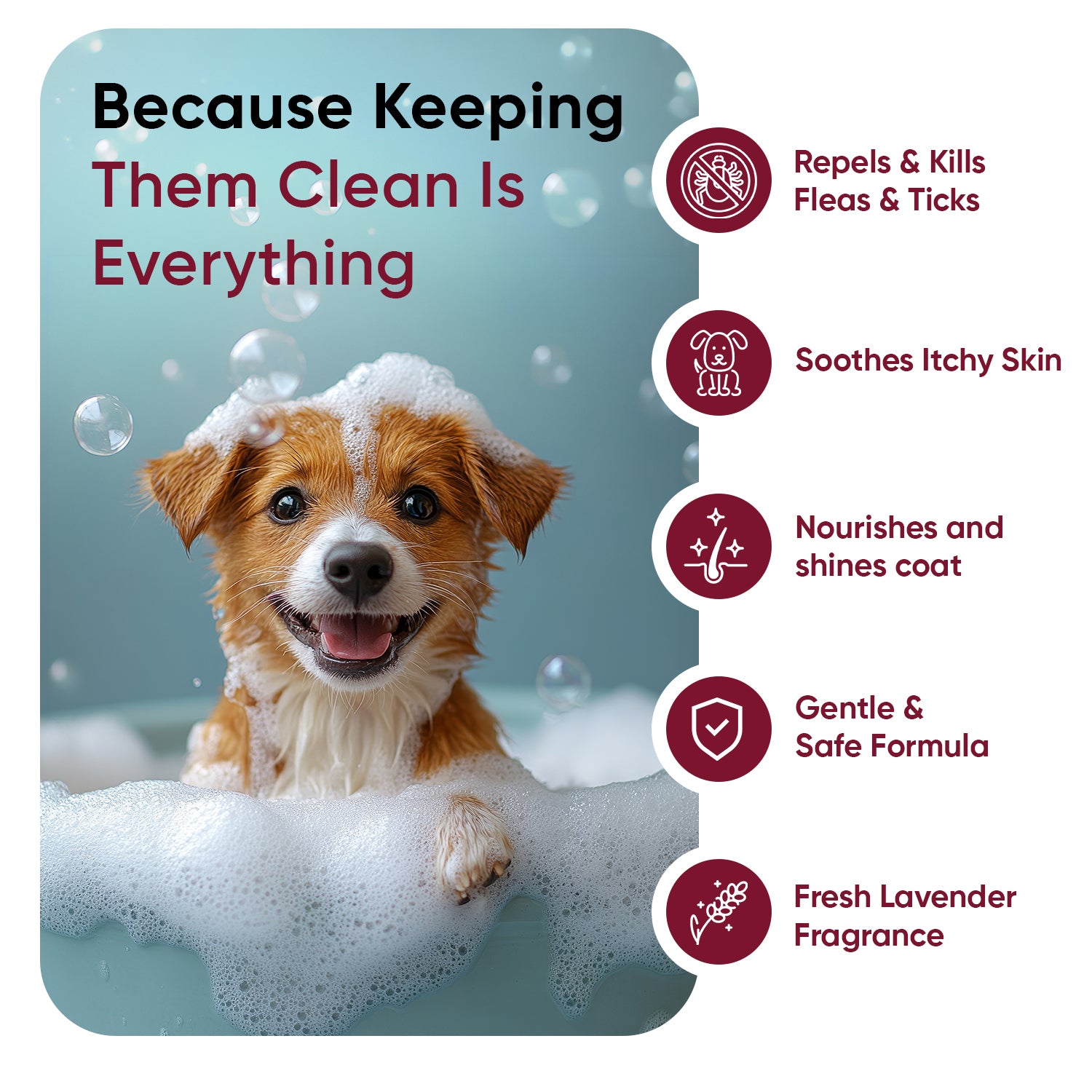 Flea & Tick Shampoo for Dogs 500ml