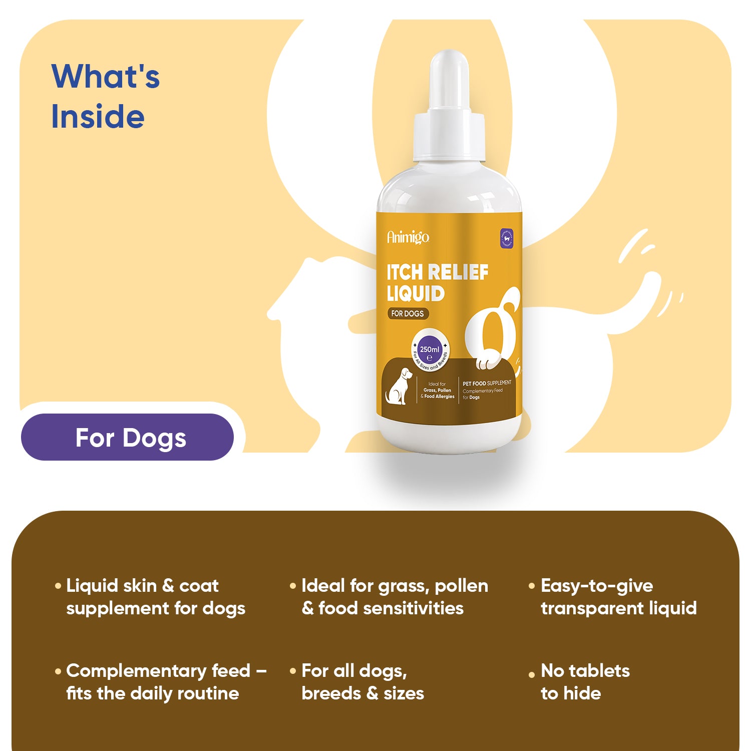 Itch Relief for Dogs 250ml Liquid