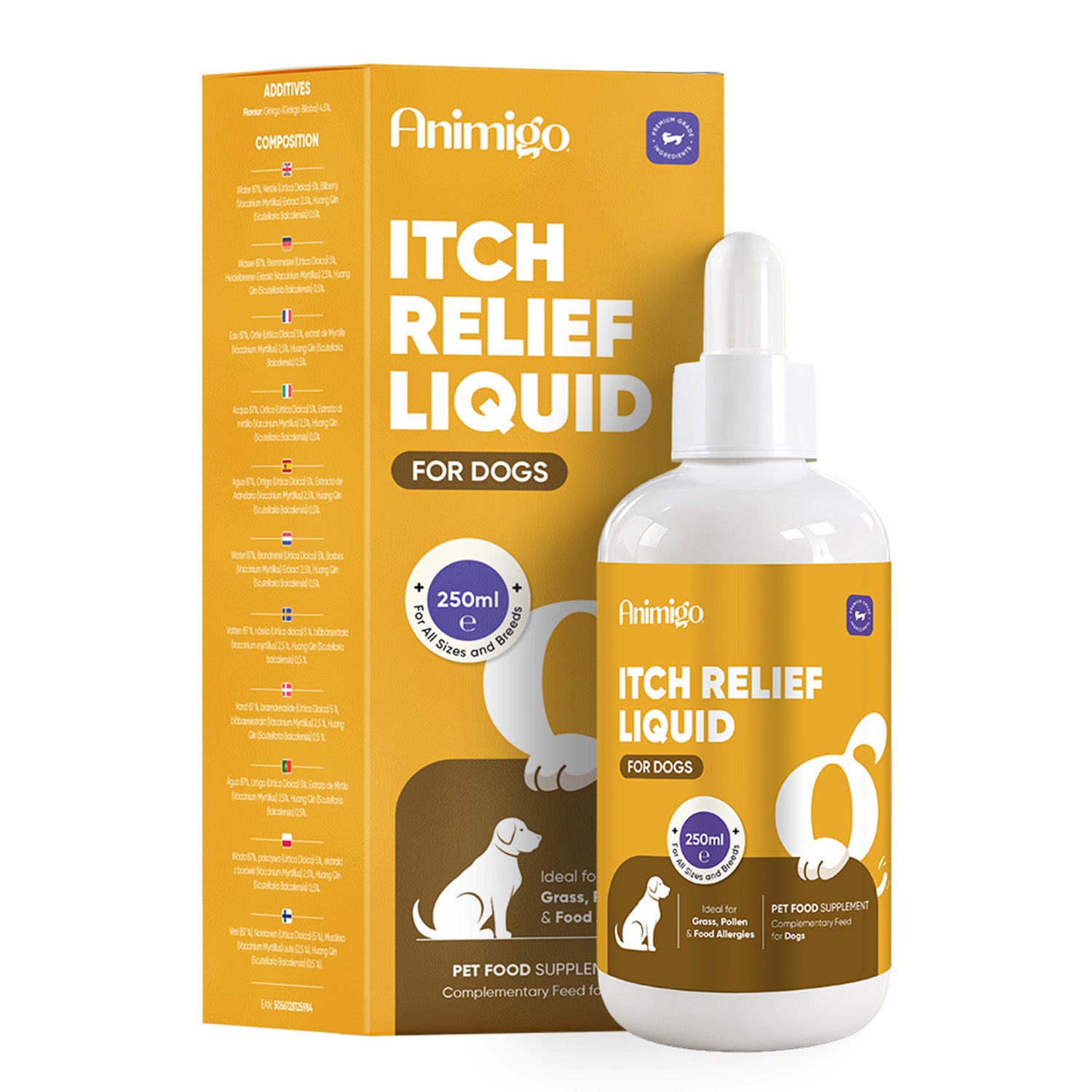 Itch Relief for Dogs 250ml Liquid