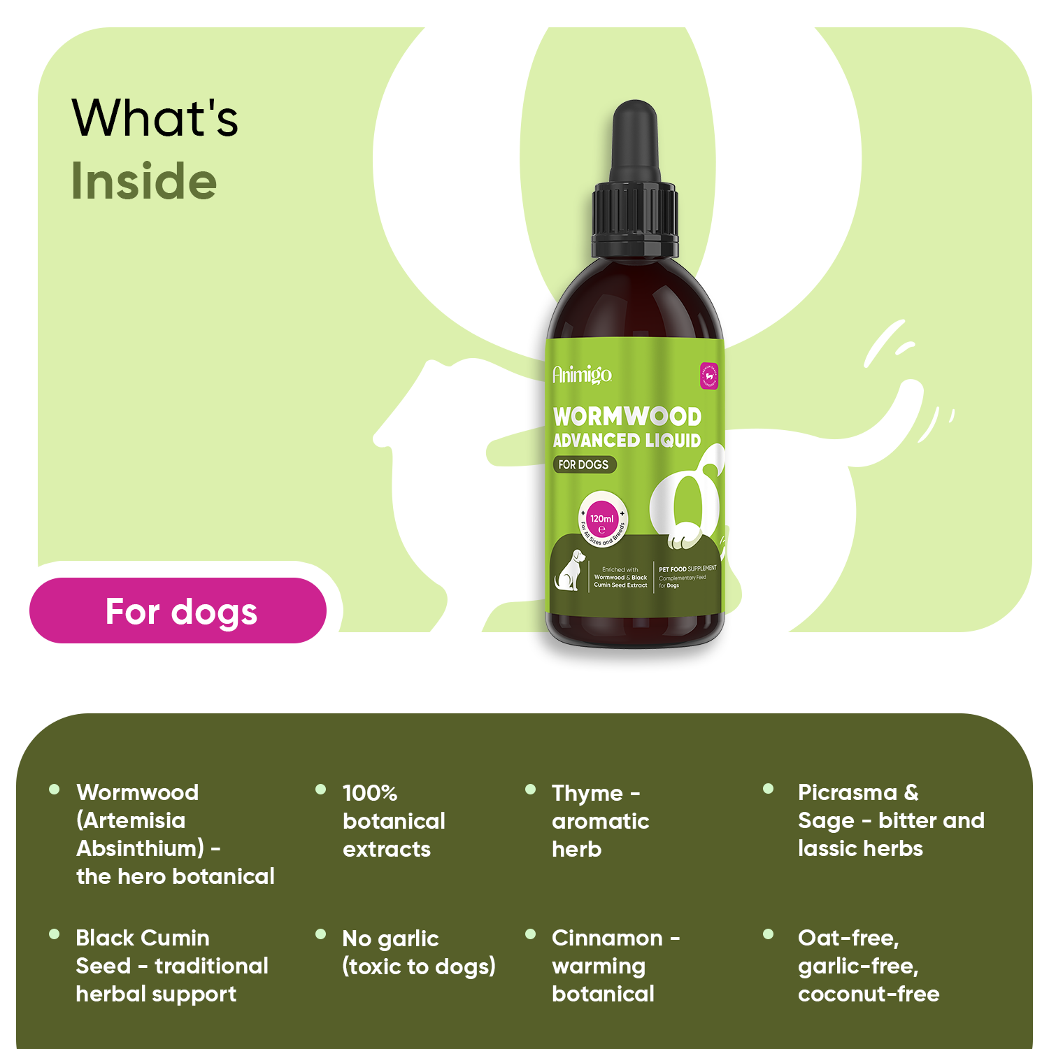 Wormwood Advanced for Dogs 120ml Liquid