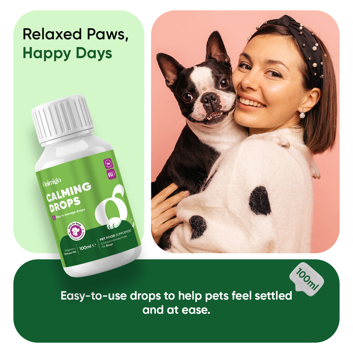 Calming drops for dogs