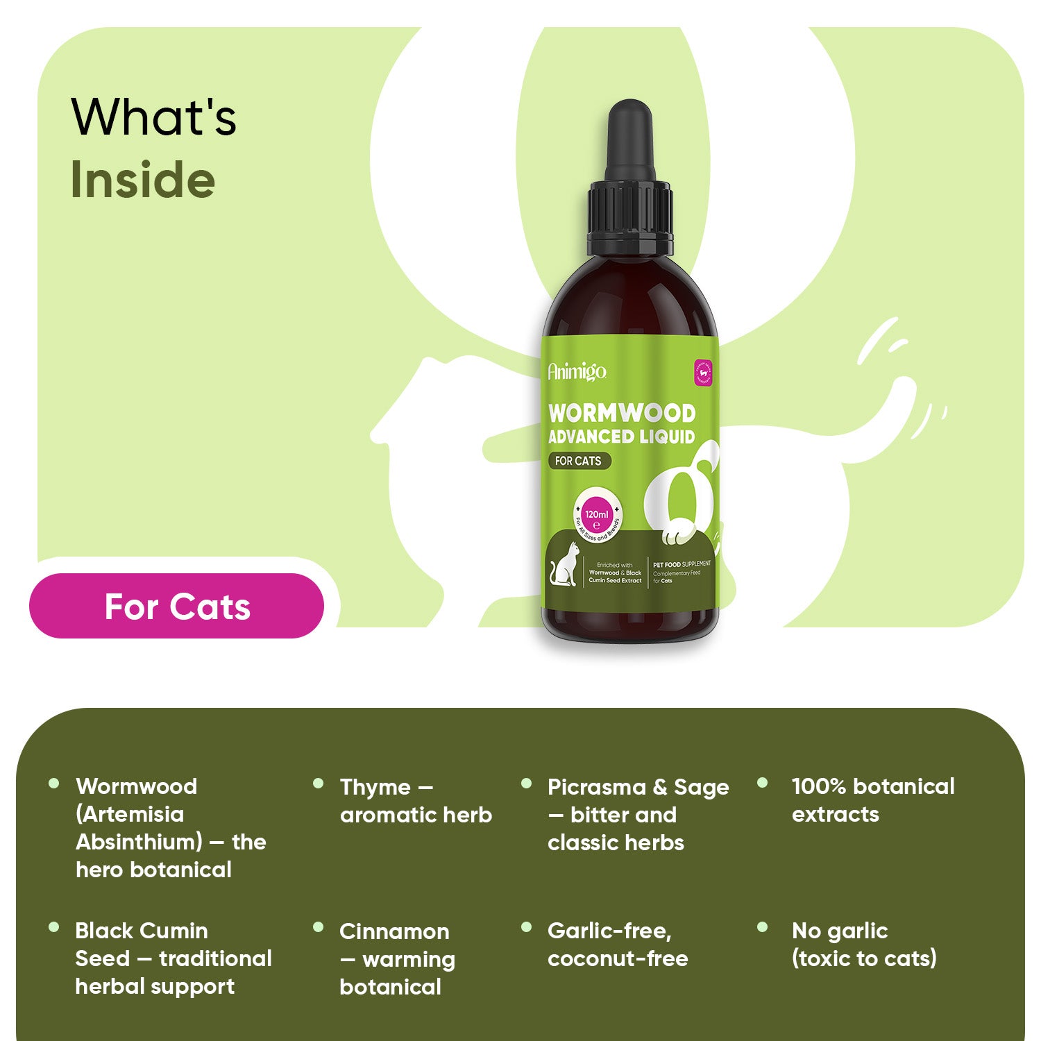 Wormwood Advanced for Cats 120ml Liquid