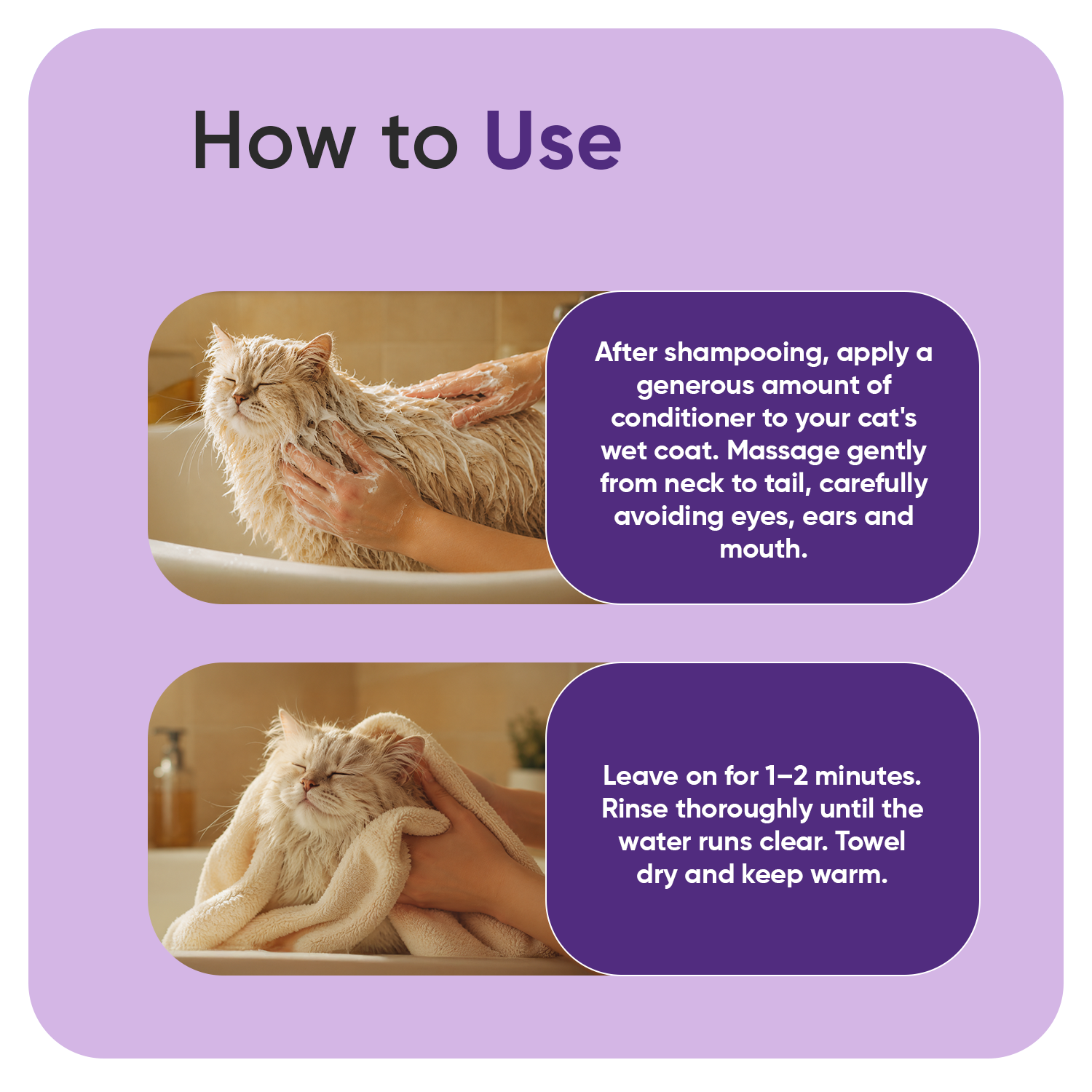 Grooming Conditioner for Cats 500ml