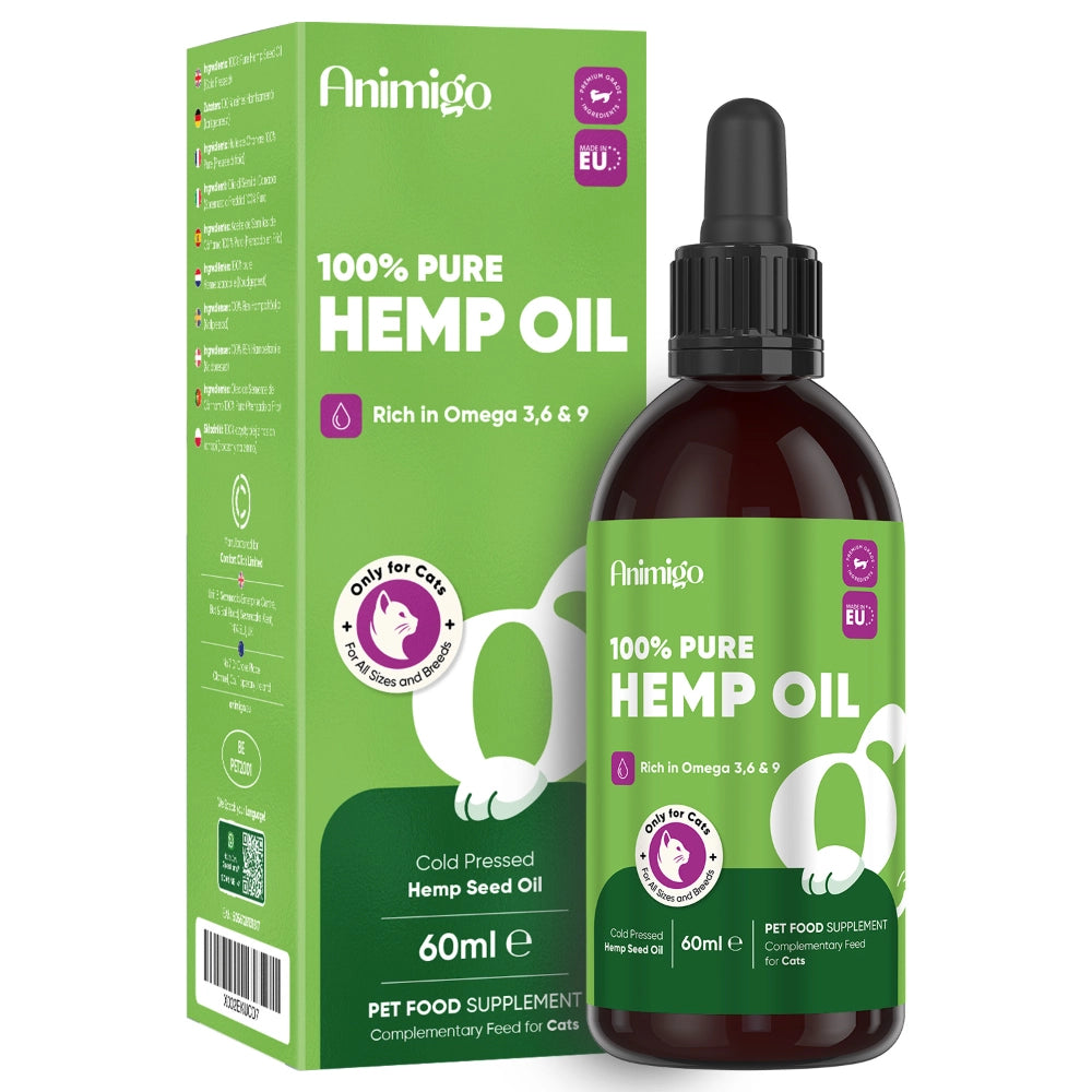 ANIMIGO UK 100% Pure Hemp Oil for Cats