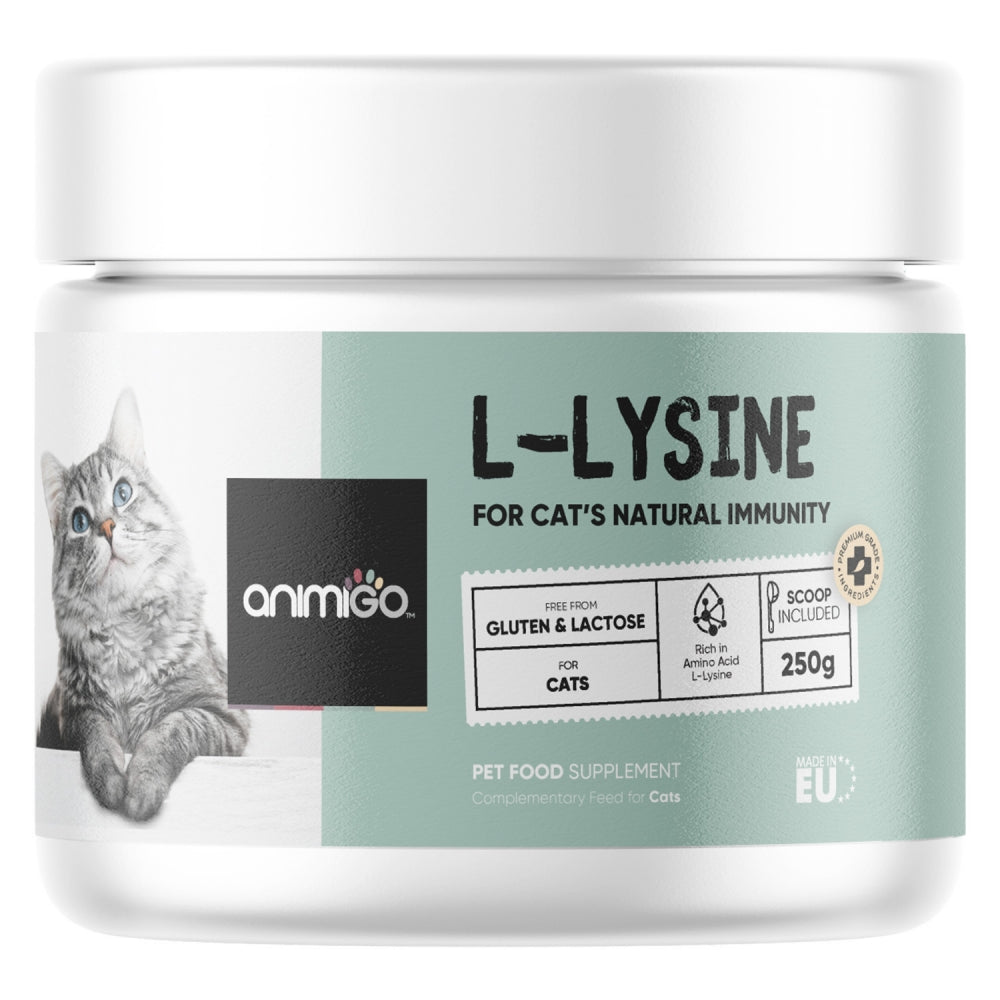 Immune Response, Cats 3 l lysine powder uk front